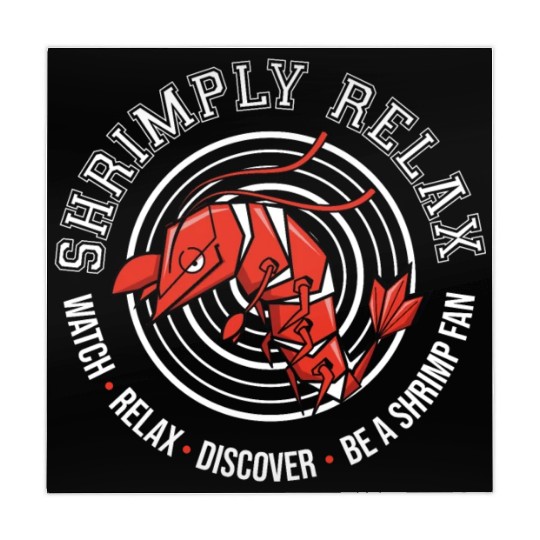 Shrimply Relax - Shrimp -Dwarf shrimp Mahjong Mats
