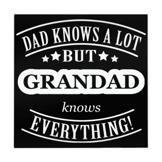 Dad Knows A Lot But Grandad Knows Everything Mahjong Mats