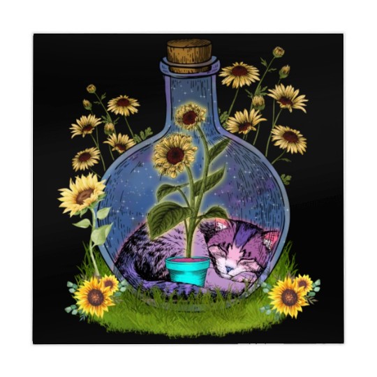 Cat Nap In A Jar Mahjong Mats