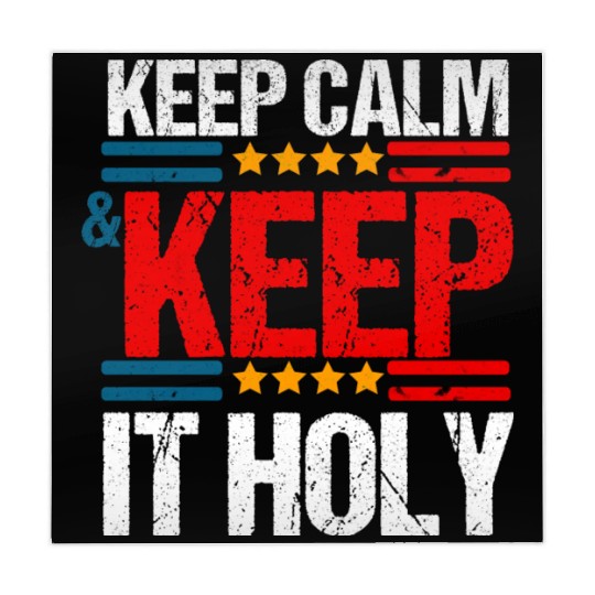 Keep Calm And Keep It Holy Mahjong Mats