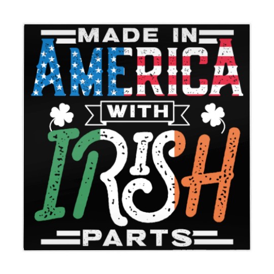 Made In America With Irish Parts Gaelic Ireland Mahjong Mats