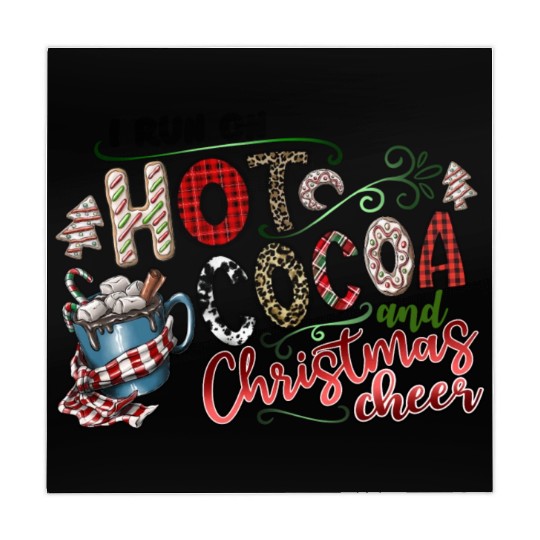 I Run On Hot Cocoa And Christmas Cheer Mahjong Mats