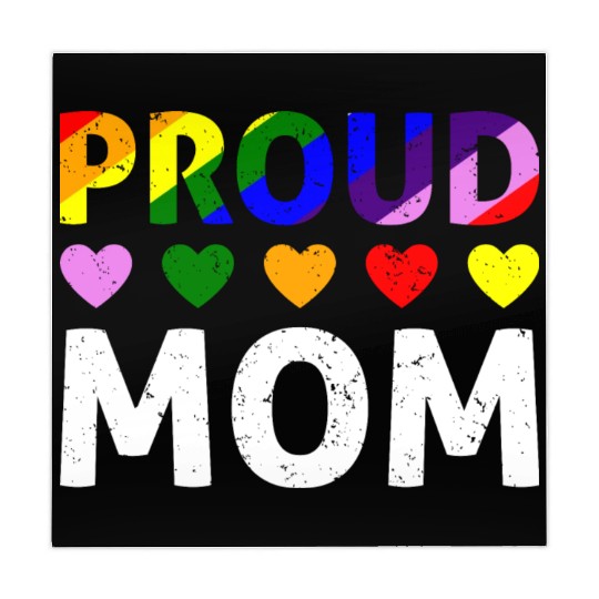 Proud Mom Gay Lesbian LGBTQ Pride Rainbow Mothers Mahjong Mats