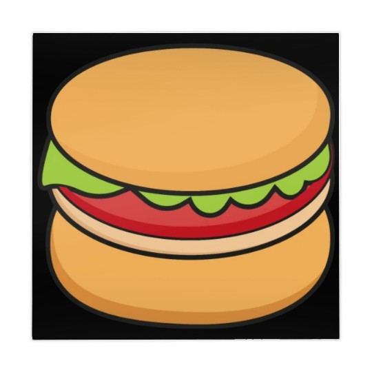 very cute delicious burgers Mahjong Mats