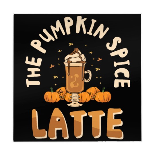 Pumpkin Spice Latte Halloween Coffee Lover Tarot Mahjong Mats