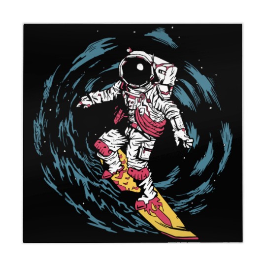 Astronaut Surfing Mahjong Mats