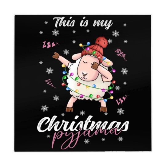 Winter Christmas Pyjama Sheep Mahjong Mats