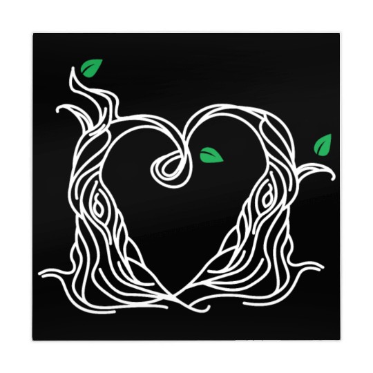 Tree Love Best Friends Heart White Mahjong Mats