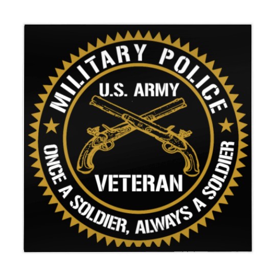 Military Police Us Army Veteran Once A Soldier Alw Mahjong Mats