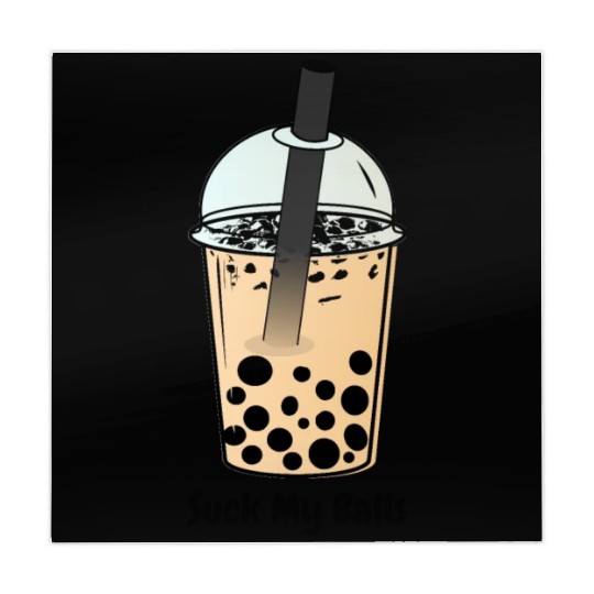 Suck My Balls, Boba Tea, Bubble Tea, Boba Milk Tea Mahjong Mats