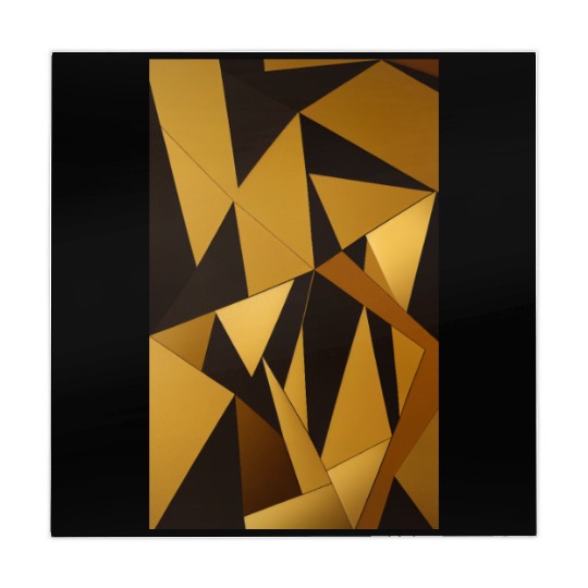 Black and Gold Minimalist Mahjong Mats