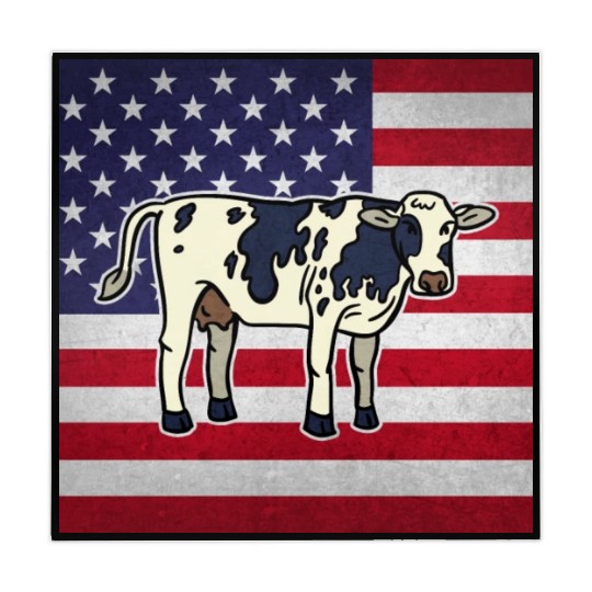 Cow Farming Dairy Farmer Mahjong Mats