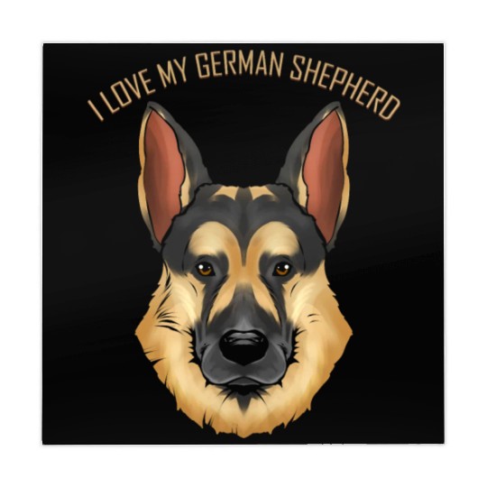 Dog Lover - I Love My German Shepherd Mahjong Mats