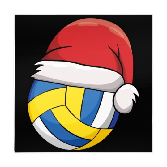 Volleyball Chirstmas Cute Volleyball Xmas Santa Mahjong Mats