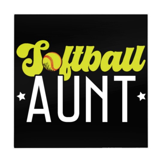 Softball Aunt Softball Player Pitcher Catcher Mahjong Mats