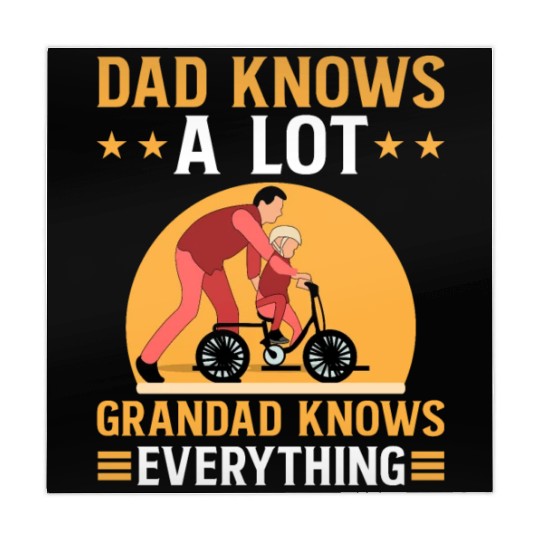DAD KNOWS A LOT GRANDAD KNOWS EVERYTHING Mahjong Mats
