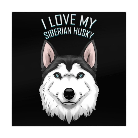Dog Lover - I Love My Siberian Husky Mahjong Mats