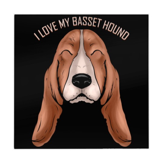 Dog Lover - I Love My Basset Hound Mahjong Mats