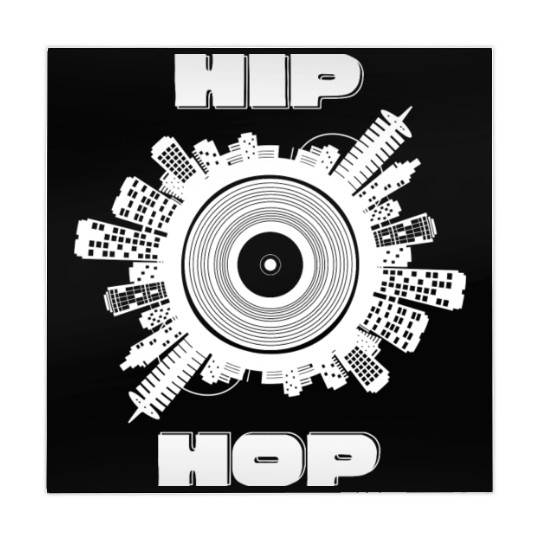 Hip Hop Vinyl City (White) Mahjong Mats