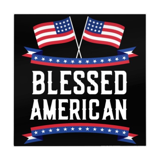 Blessed American Patriotic US America USA Mahjong Mats