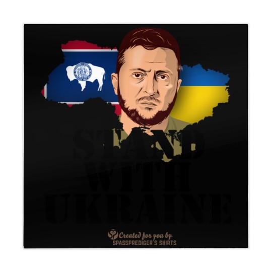 Ukraine Wyoming Flags Zelensky Mahjong Mats