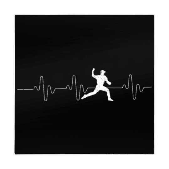 Baseball Pitcher Heartbeat Baseball Pitching Close Mahjong Mats