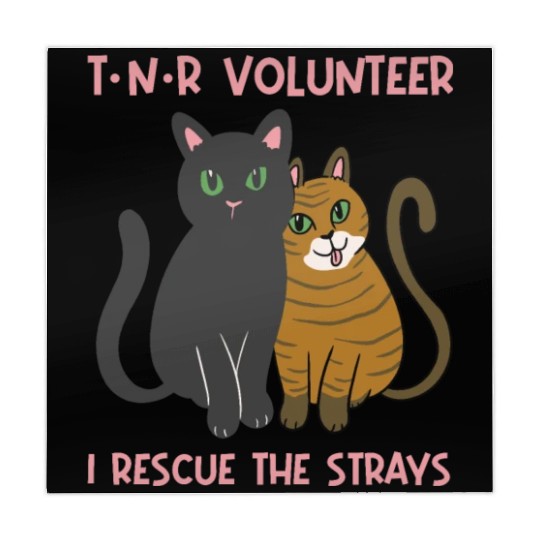 T N R Volunteer I rescue stray cats street cats Mahjong Mats