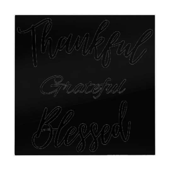 Thankful Grateful Blessed Mahjong Mats