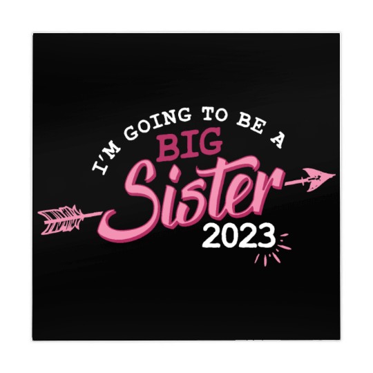 Going to be a Big sister 2023 pregnancy baby girls Mahjong Mats