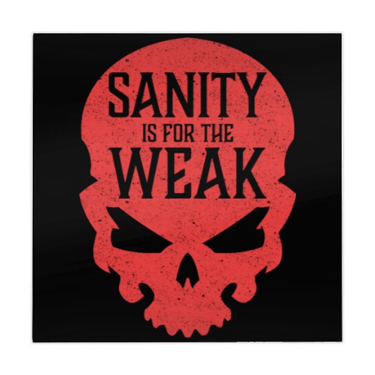 Demon Skull Sanity is for the Weak Mahjong Mats