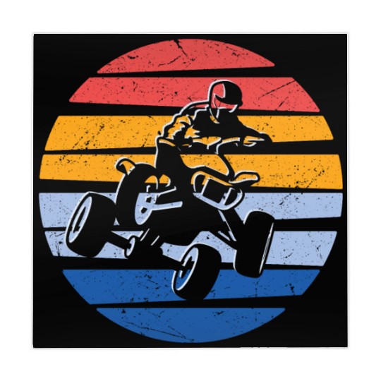 ATV Biker Graphic Offroad 4 wheeler Quad Mahjong Mats