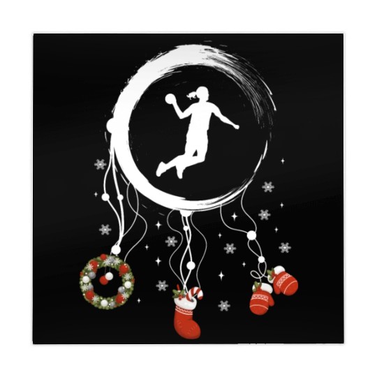 Winter dreamcatcher Christmas Handball girl Mahjong Mats