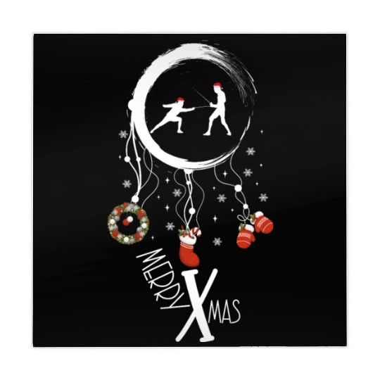 Winter dreamcatcher Christmas Fencing Mahjong Mats