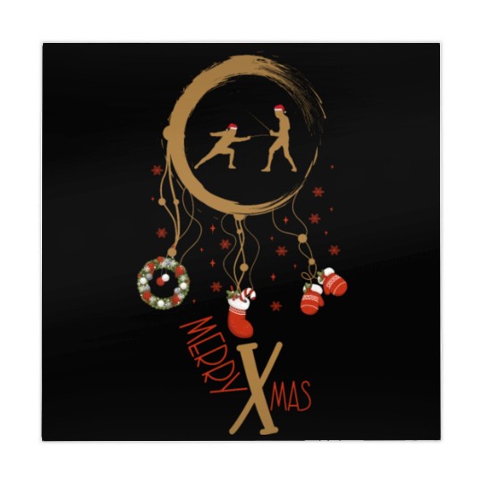 Winter dreamcatcher Christmas Fencing Mahjong Mats