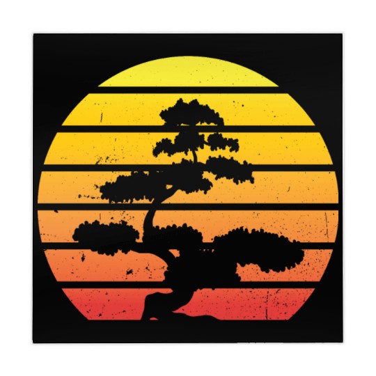 Bonsai Retro Vintage Japanese Tree Gardener Gift Mahjong Mats