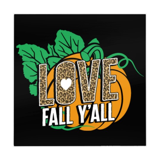 Halloween Mahjong Mats, Love Fall Y'all Cute Pumpkin