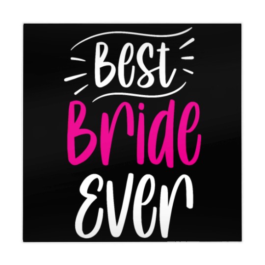 Best Bride Ever Cute Wedding Bachelorette Party Mahjong Mats