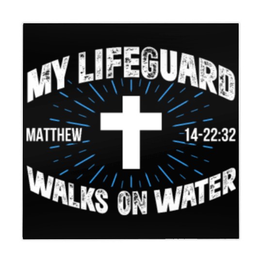 My Lifeguard Walks On Water Mahjong Mats