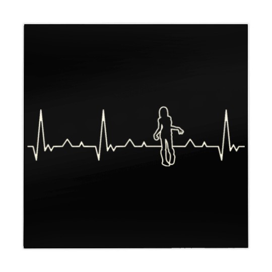 Zombie Girl Walking. Heart. Love. EKG. Pulse. Mahjong Mats