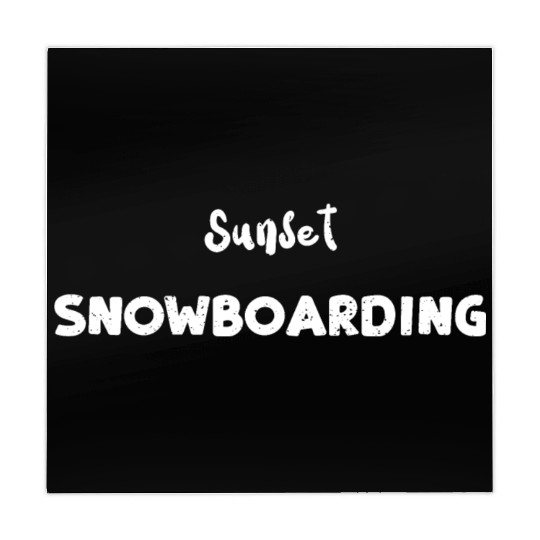 Sunset Snowboarding - Snowboarding Mahjong Mats