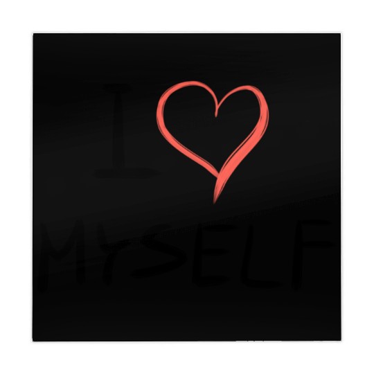 i love me heart text Mahjong Mats