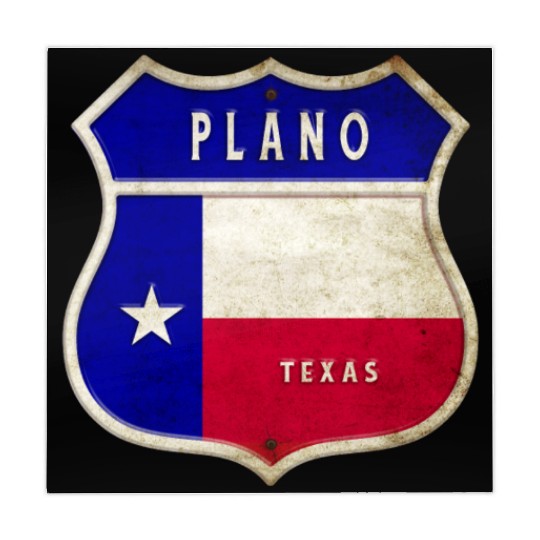 Plano Texas coat of arms flag design Mahjong Mats