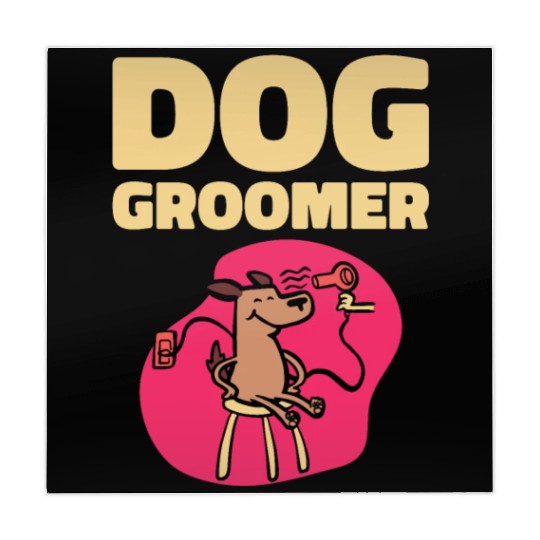 Dog Groomer Canine Grooming Hygiene Mahjong Mats