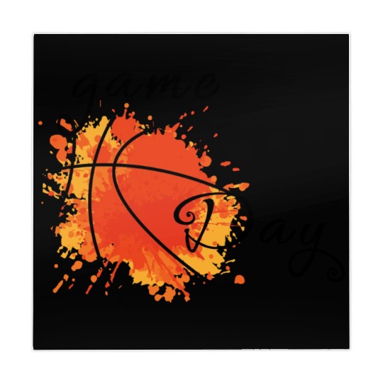 Game Day Basketball Lightning Bolt Mahjong Mats