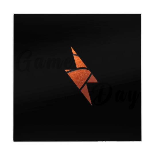 Game Day Basketball Lightning Bolt Mahjong Mats