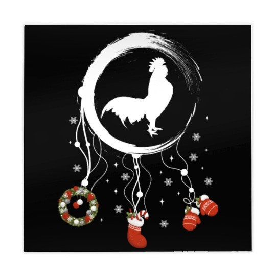 Winter dreamcatcher Christmas Rooster Mahjong Mats