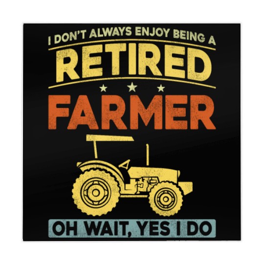 Farming Farmer Retired Vintage Mahjong Mats