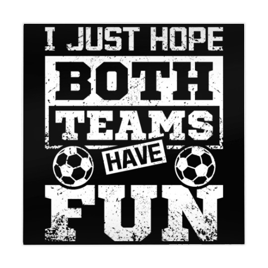 I just hope both teams have fun soccer game Mahjong Mats