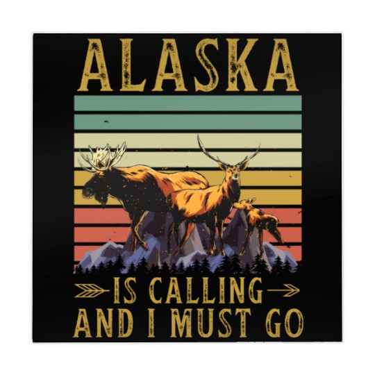Alaska Gift USA Natur Bär Denali Grizzly Wald Mahjong Mats