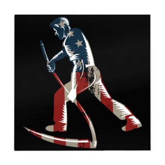 Farming Farmer American Flag Us Mahjong Mats